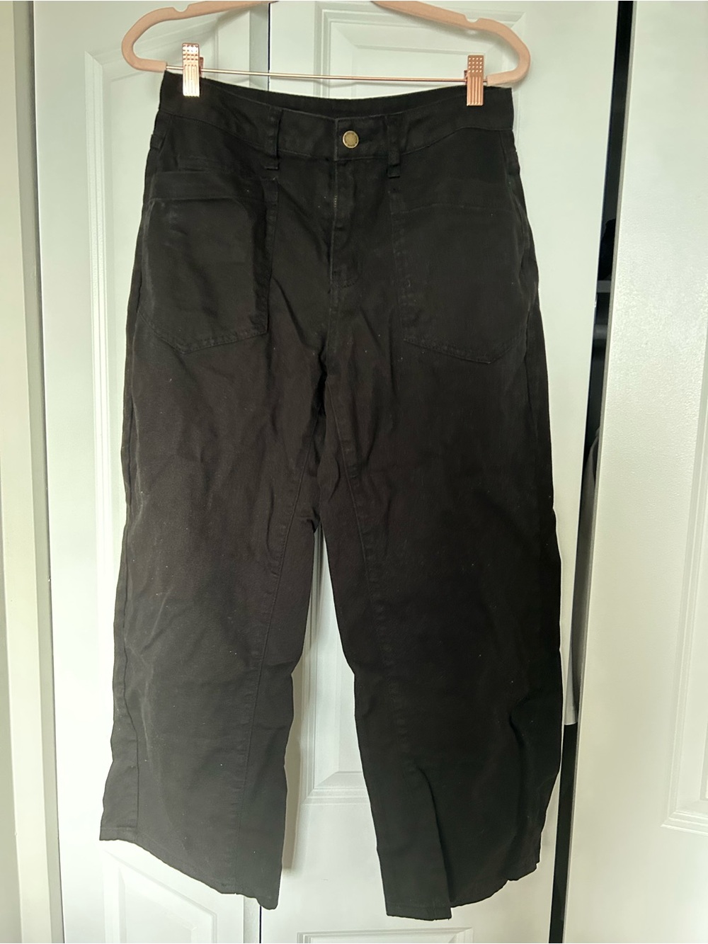 Women’s 100% cotton barrel pants